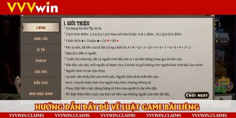 Cách chia bài và tính điểm các quân bài